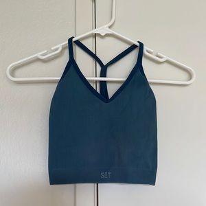 SET ACTIVE (blue bra, grey bottoms)